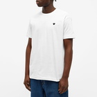 Comme des Garçons Play Men's Little Black Heart T-Shirt in White