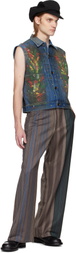 Vivienne Westwood Blue Marlene Denim Vest