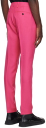 AMI Alexandre Mattiussi Pink Cigarette Trousers