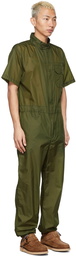 Engineered Garments Green Nylon Ripstop Jumpsuit