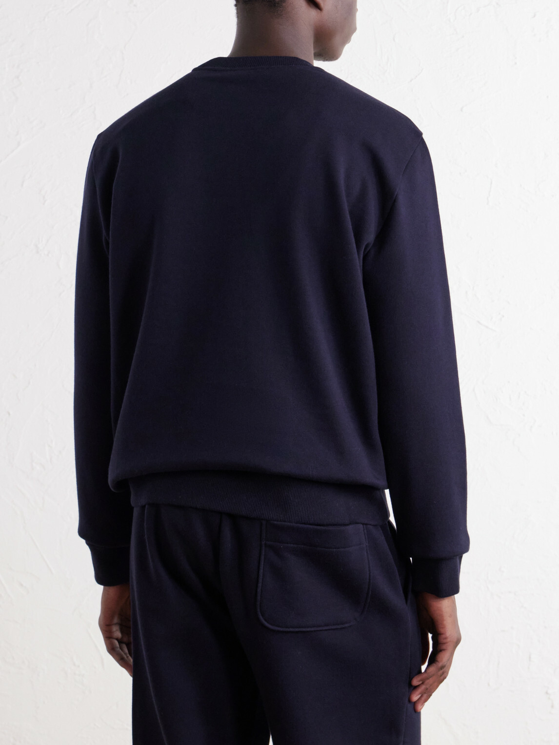 Slowear - Zanone Cotton and Cashmere-Blend Jersey Sweatshirt - Blue