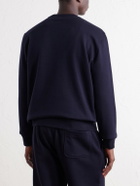 Slowear - Zanone Cotton and Cashmere-Blend Jersey Sweatshirt - Blue