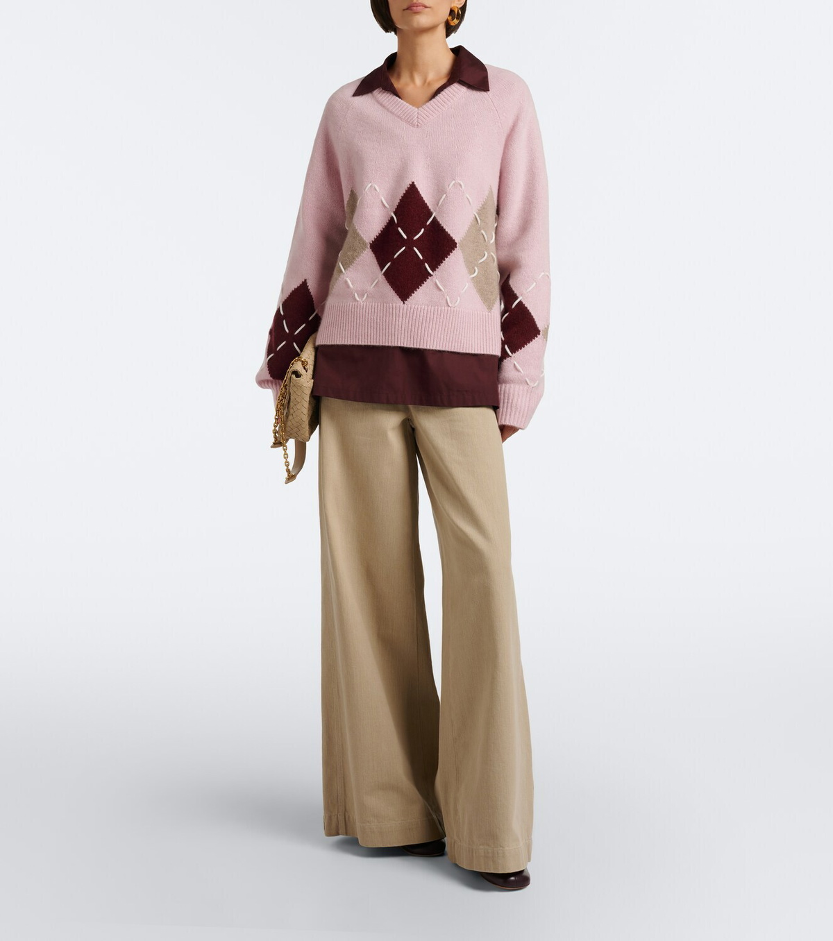 Arch4 Sloane argyle cashmere sweater
