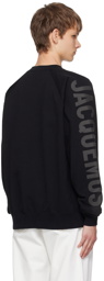 JACQUEMUS Black Les Classiques 'Le sweatshirt Typo' Sweatshirt