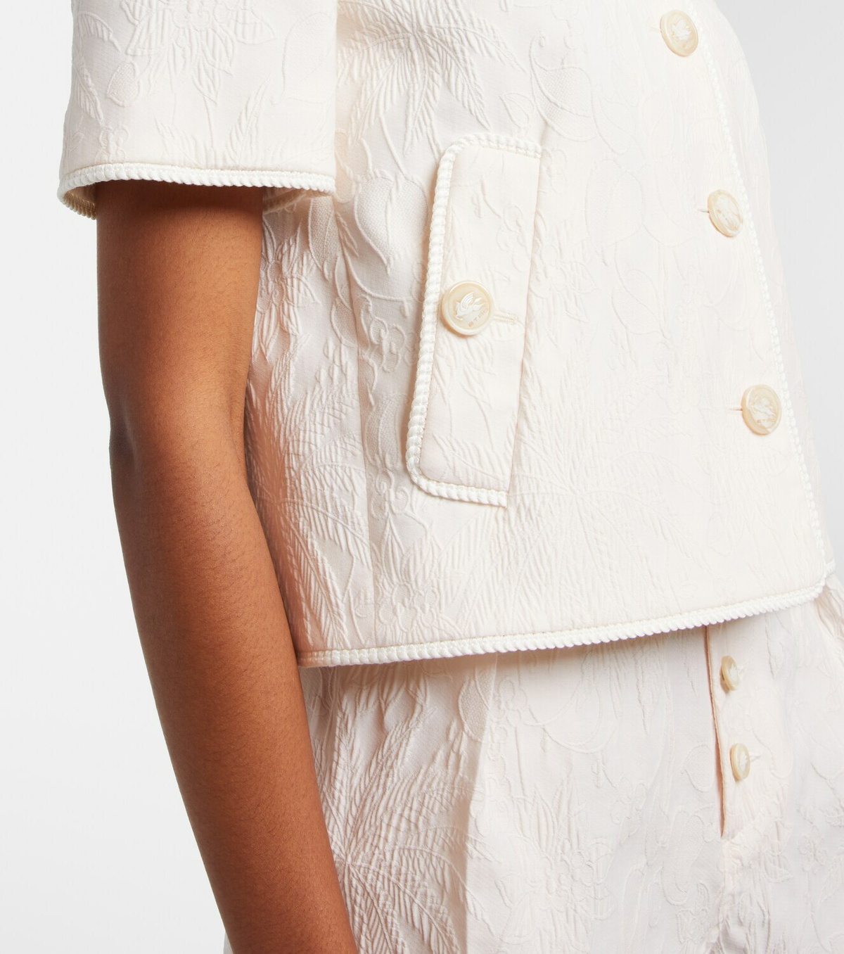 Etro Cottton-blend jacquard jacket
