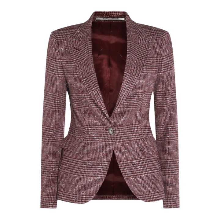 Photo: Tagliatore Bordeaux Wool Blazer