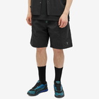 South2 West8 Men's Belted C.S.Nylon Shorts in Black