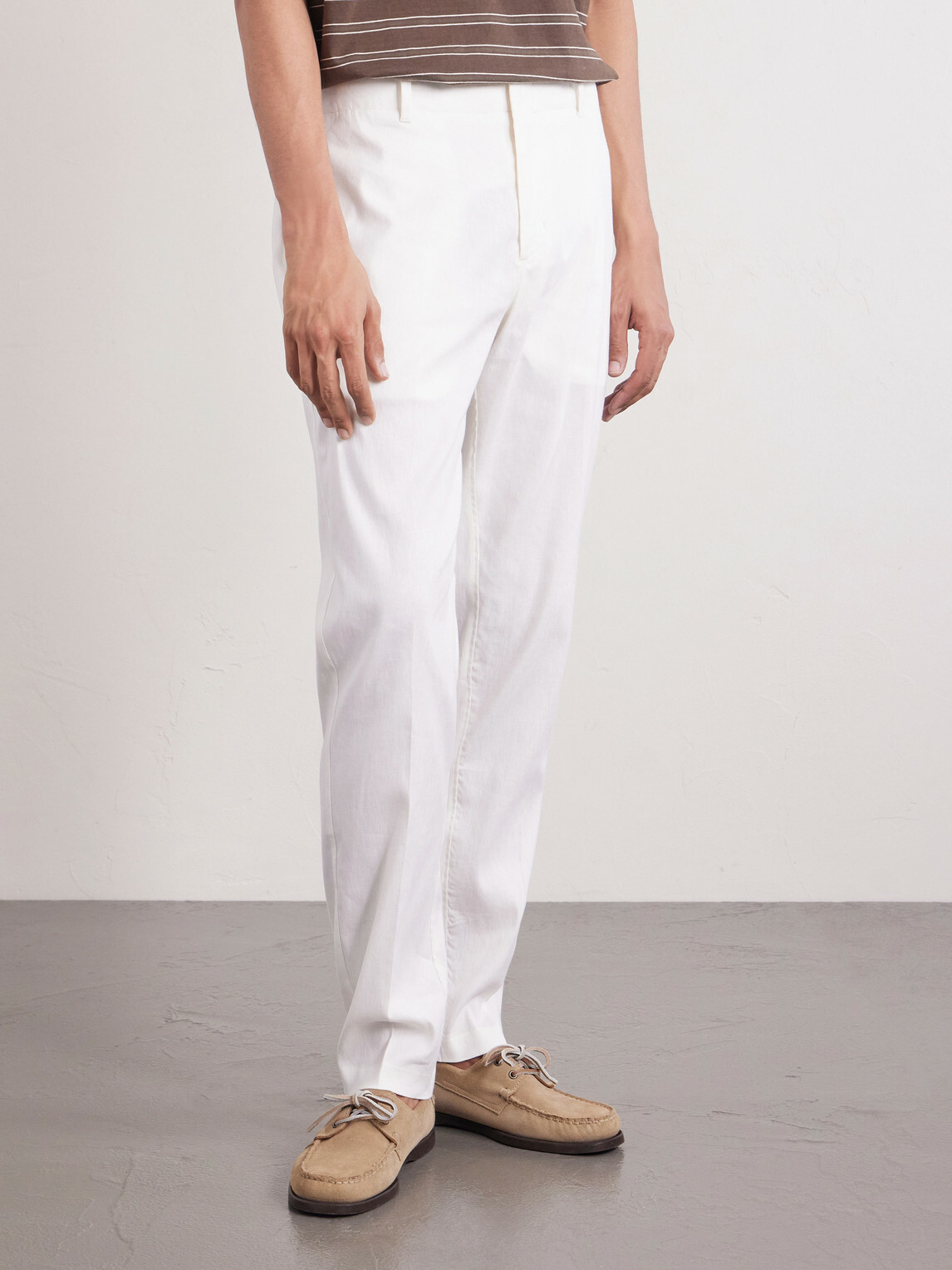 Orlebar Brown - Ray Straight-Leg Stretch Linen and Cotton-Blend Trousers - Neutrals