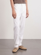 Orlebar Brown - Ray Straight-Leg Stretch Linen and Cotton-Blend Trousers - Neutrals