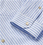 Gucci - Striped Cotton-Poplin Shirt - Blue