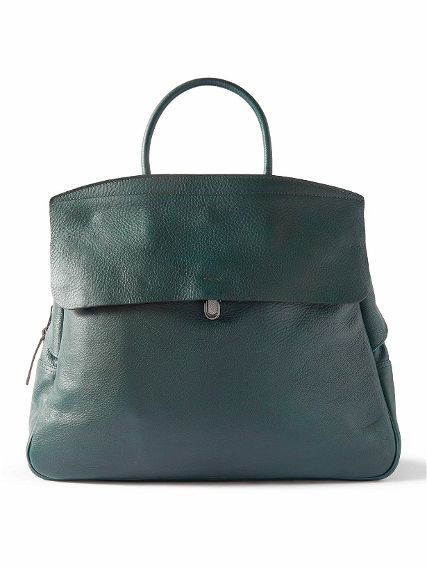 Photo: Bleu de Chauffe - Zoom Full-Grain Leather Weekend Bag