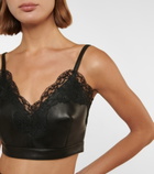 Alexander McQueen - Leather bustier