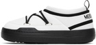 Moon Boot White & Black Park Icon Loafers