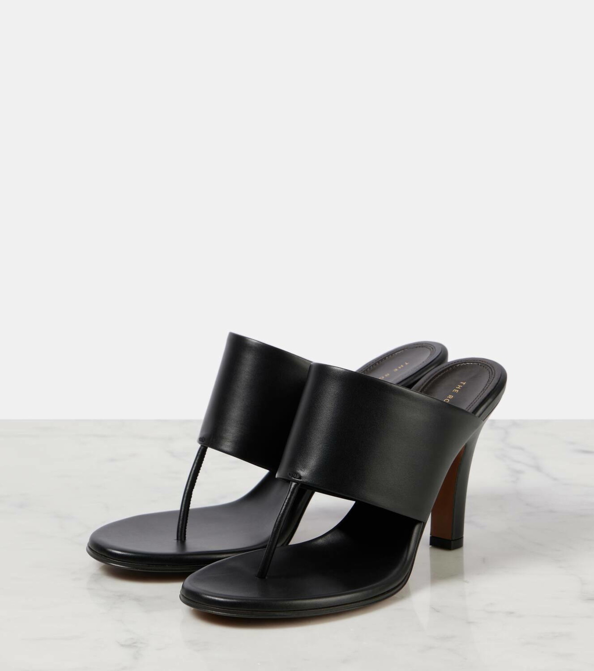 The Row Signum leather mules