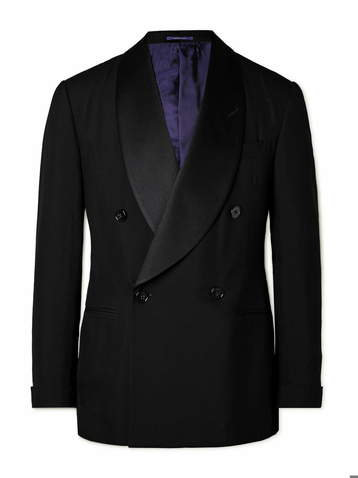 Ralph Lauren Purple label - Slim-Fit Shawl-Collar Double-Breasted Wool ...