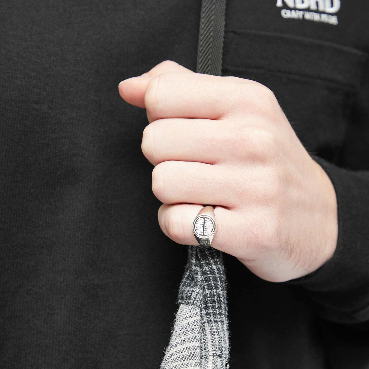 Neighborhood Men's Signet Ring in Silver Neighborhood