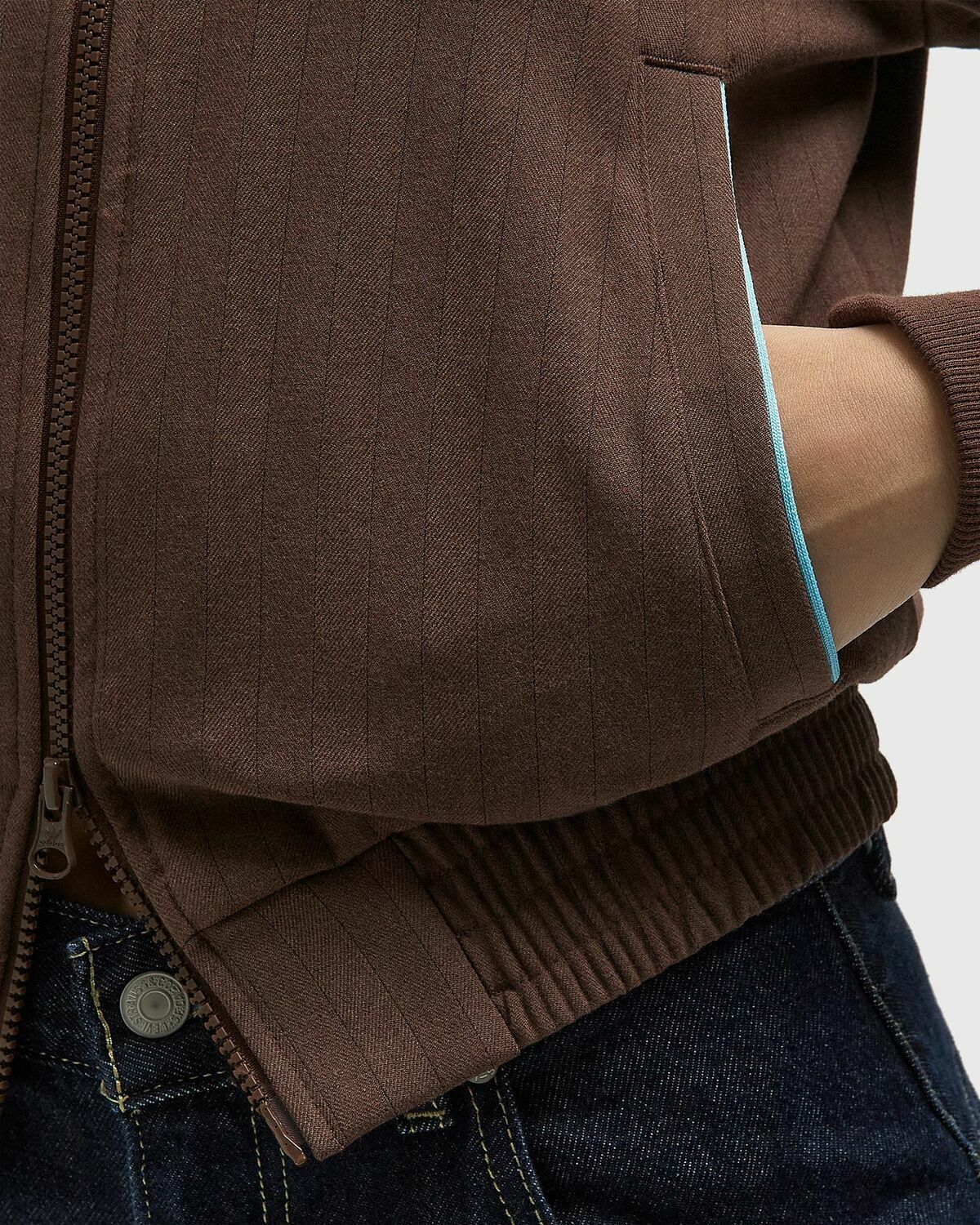 Adidas TAILORED TRACKTOP Brown Womens Track Jacket
