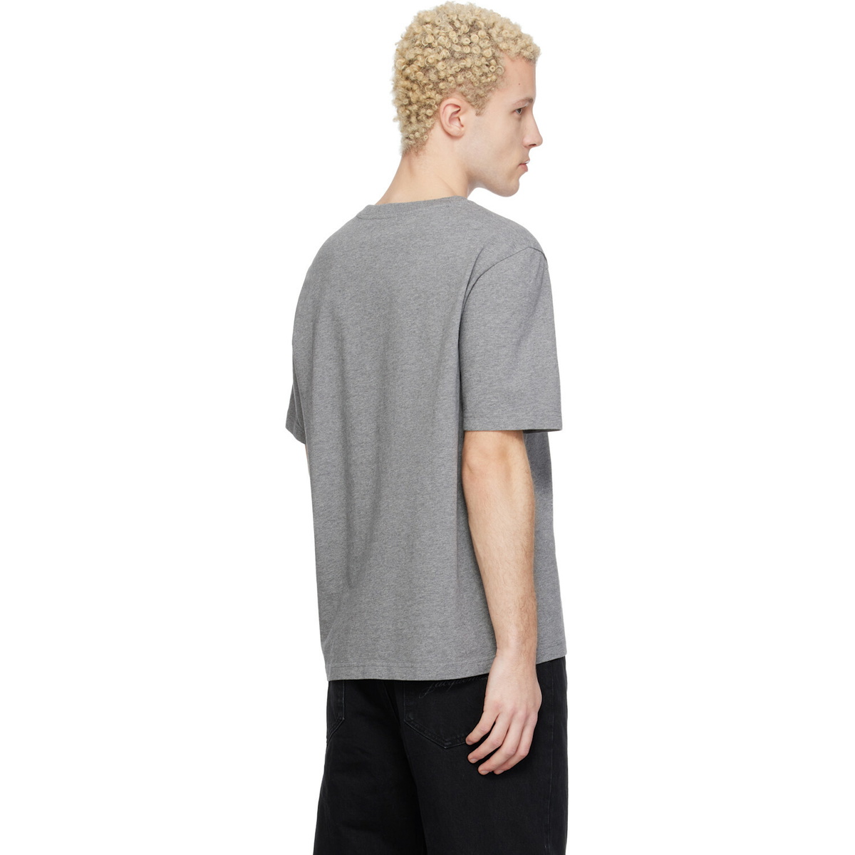 Maison Kitsuné Gray Fox Head Comfort T-shirt