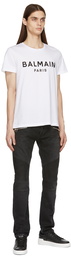 Balmain White Logo T-Shirt