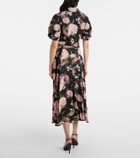 Erdem Floral belted shirt dress