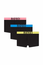 Diesel Three-pack boxer briefs in stretch cotton - Trunks - Man -