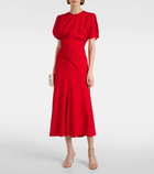 Victoria Beckham Gathered midi dress