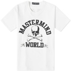 MASTERMIND WORLD Men's College Logo T-Shirt in White