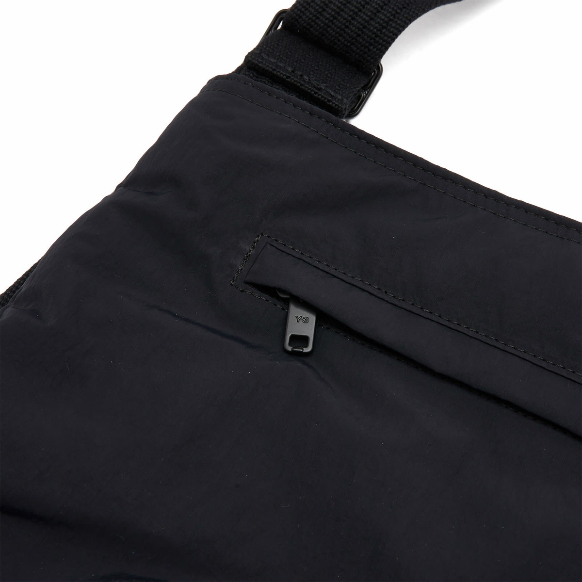Y-3 Men's Nylon Sacoche Bag in Black Y-3