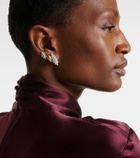 Yeprem Golden Strada 18kt yellow and white gold clip-on earrings with diamonds