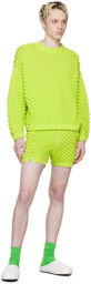Bonsai Green Bobbles Sweater