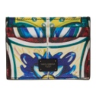 Dolce and Gabbana Multicolor Maiolica Card Holder