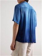 Blue Blue Japan - Camp-Collar Indigo-Dyed Woven Shirt - Blue