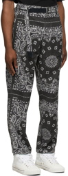 Sacai Grey Bandana Print Trousers