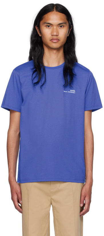 Photo: A.P.C. Blue Item T-Shirt