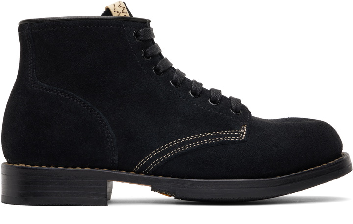 Photo: visvim Black Brigadier-Folk Boots