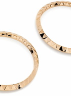 Harwell Godfrey 18K Yellow Gold Knife Edge Hoop Earrings
