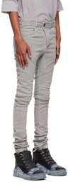 Boris Bidjan Saberi SSENSE Exclusive Grey Slim Jeans