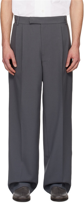 Photo: The Frankie Shop Gray Beo Trousers