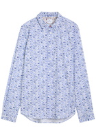 PS Paul Smith Patterned Tailored fit Stretch-cotton Shirt White