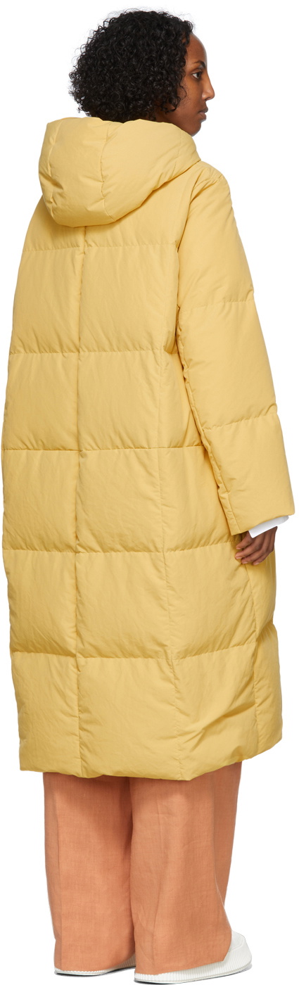 Jil Sander Yellow Down Long Coat Jil Sander