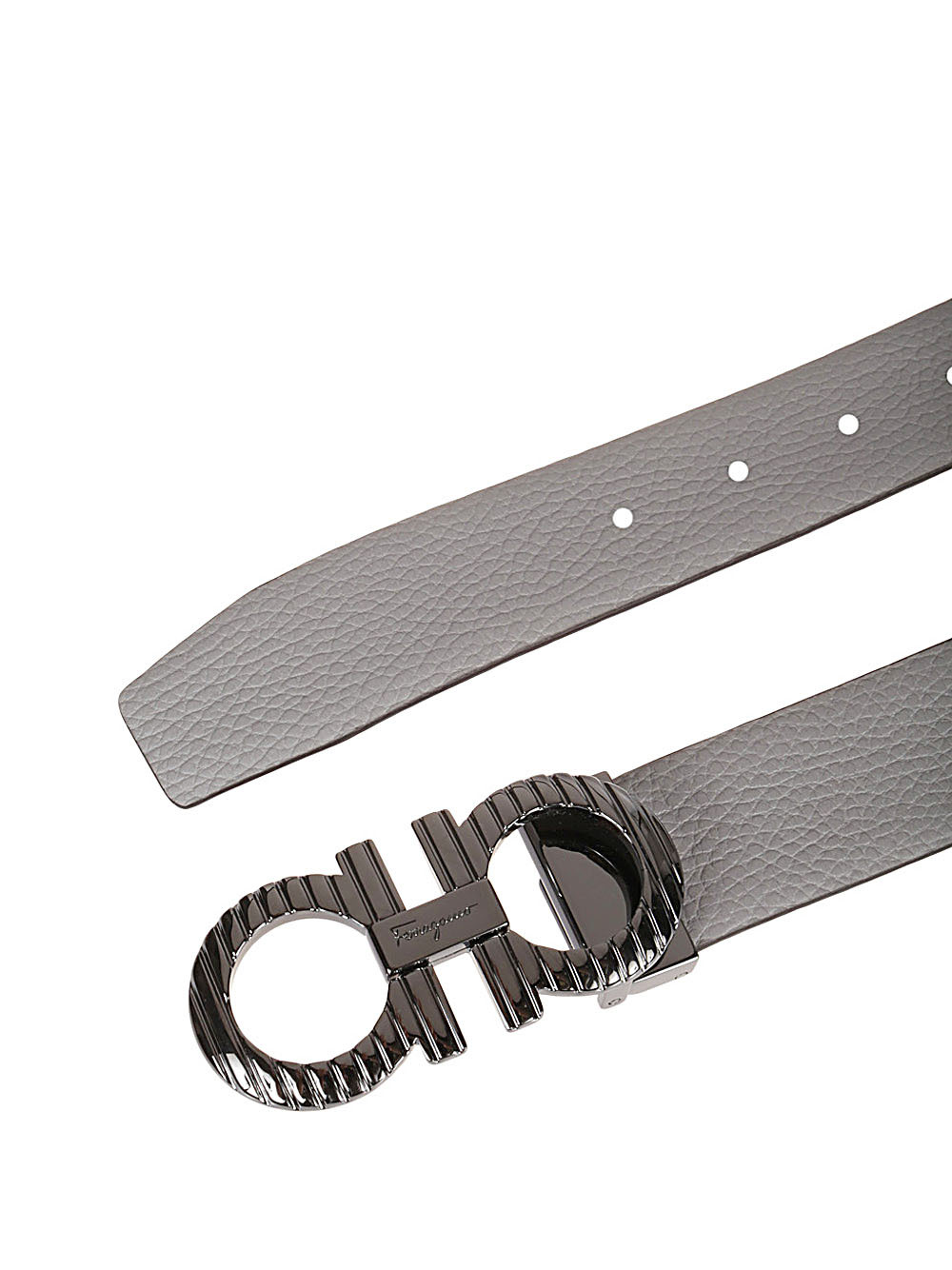 Salvatore Ferragamo グレー・ブラック ベルト 楽天市場】Salvatore Ferragamo ベルト メンズ ダブルガンチーニ