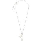 Lemaire Silver Small Perfume Bottle Necklace