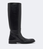 Acne Studios Leather knee-high boots