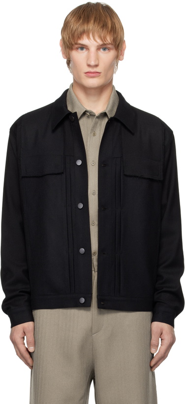 Photo: Youth Black Trucker Jacket
