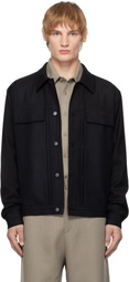 Youth Black Trucker Jacket