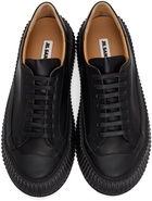 Jil Sander Black Platform Shoes