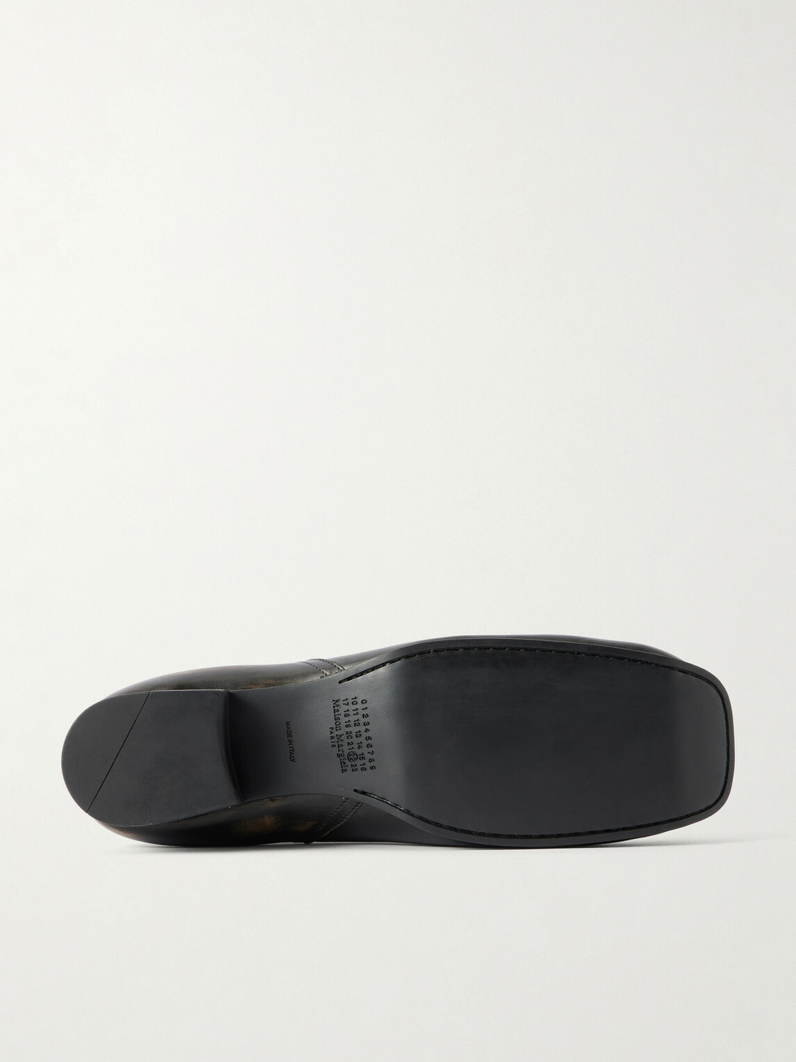 Maison Margiela - Float Leather Oxford Shoes - Black