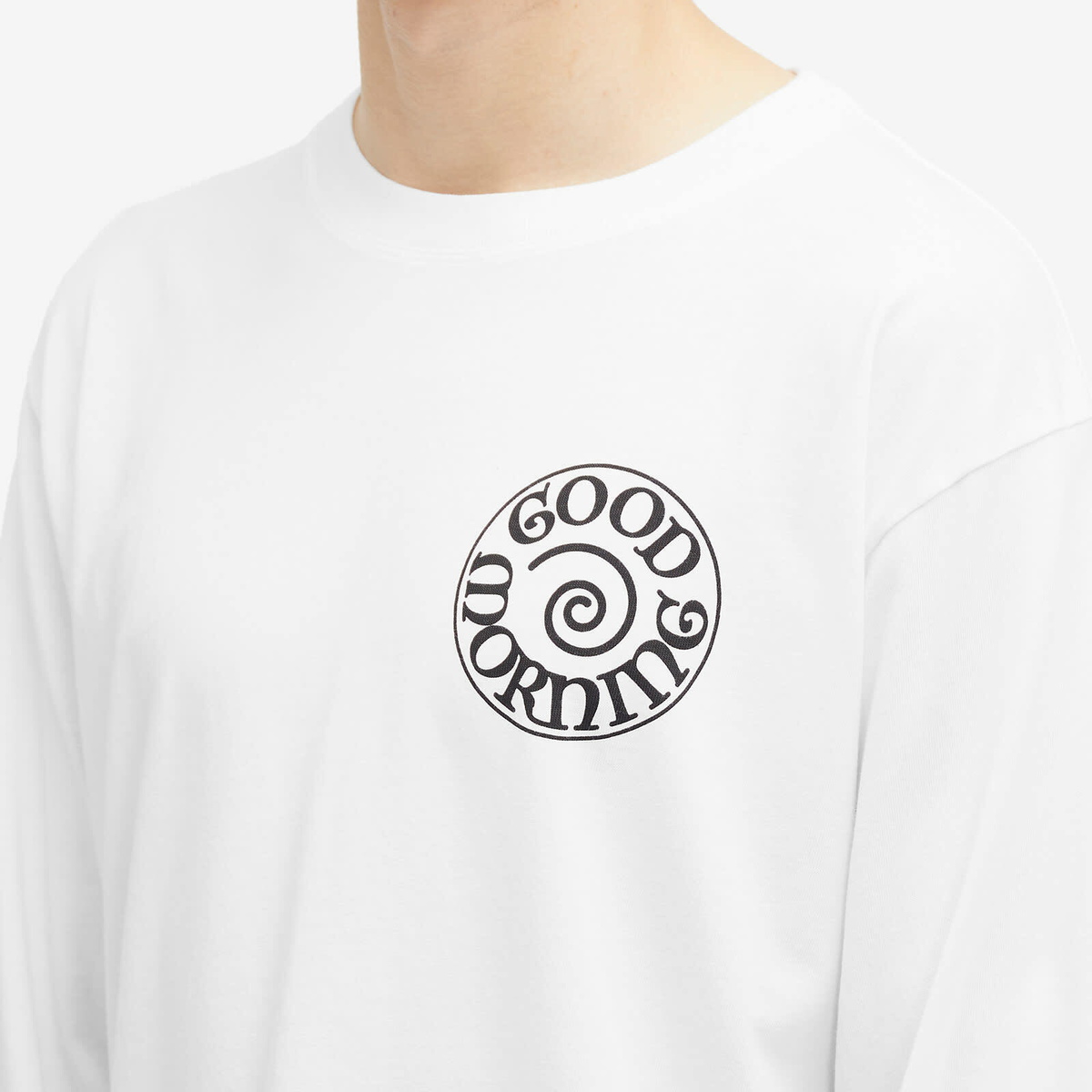 *新作アイテム* Good Morning Tapes Swirl Tee GOOD MORNING TAPES - Spiral Logo LS Tee White – SUNBURN STORE