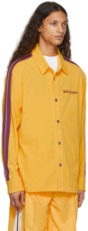 Palm Angels Yellow & Purple Corduroy Track Shirt