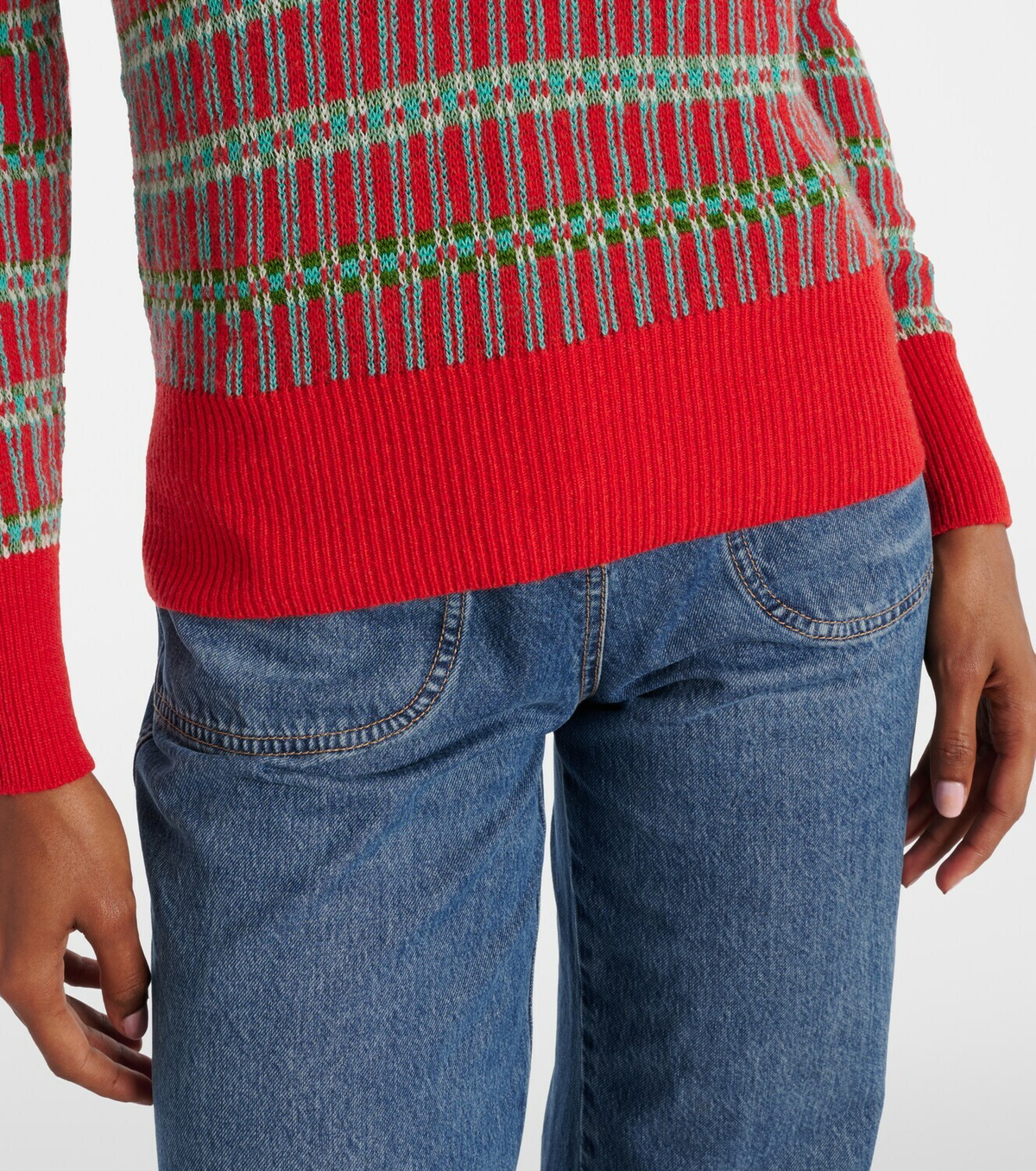 Etro Jacquard wool-blend sweater